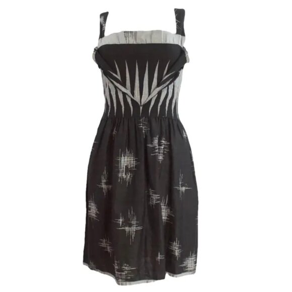 Marithe Francois Girbaud Black and Gray Dress - Picture 1 of 7